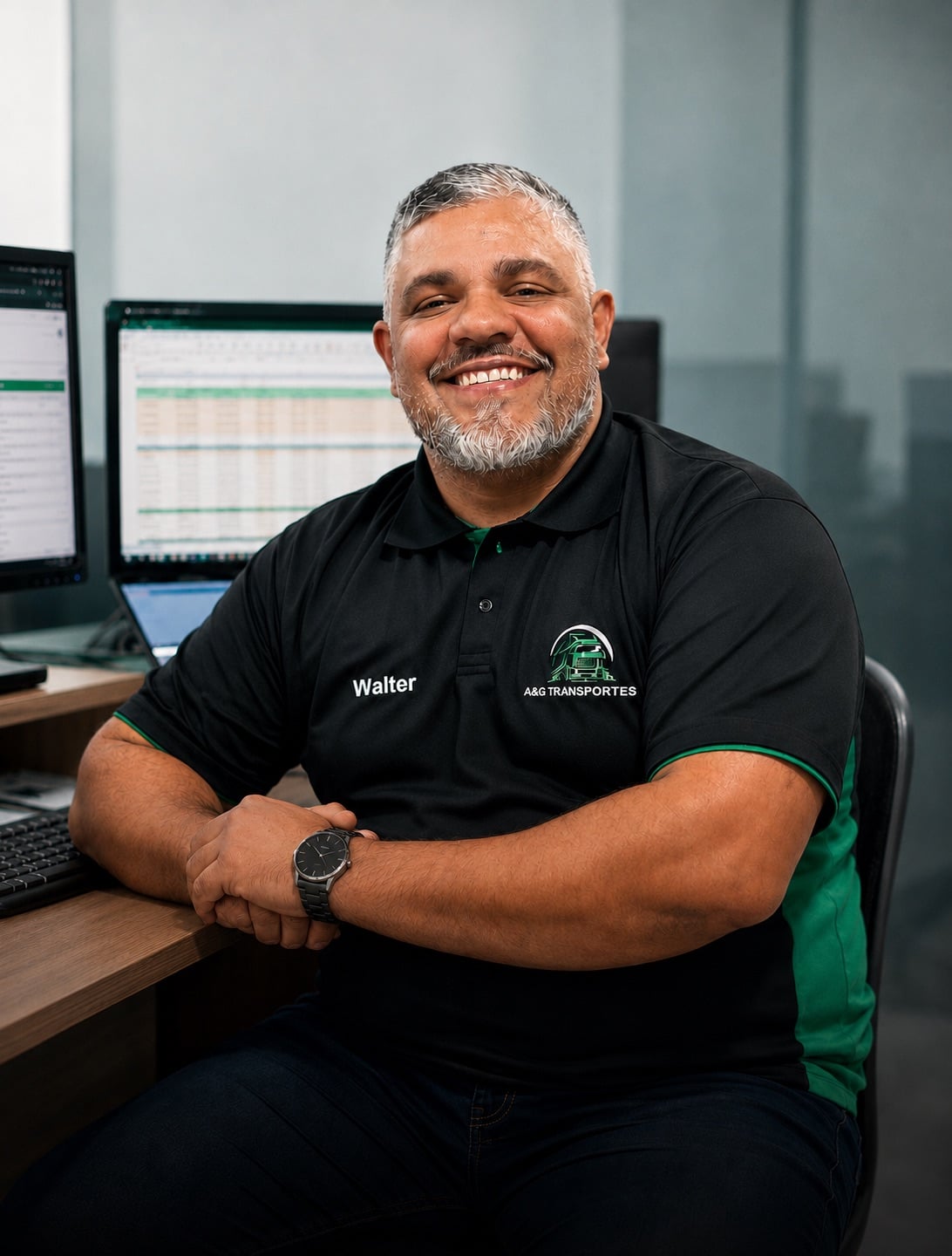 Walter, Comercial da A&G Transportes